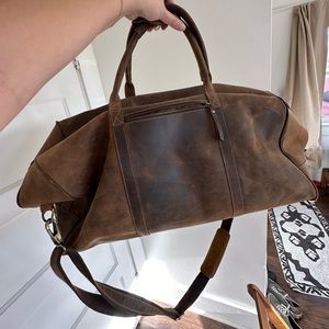 Komalc Buffalo Leather Duffel Bag